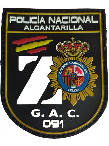 Policía Nacional CNP Grupo de Atención al Ciudadano GAC Alcantarilla Murcia Parche Insignia Emblema Distintivo