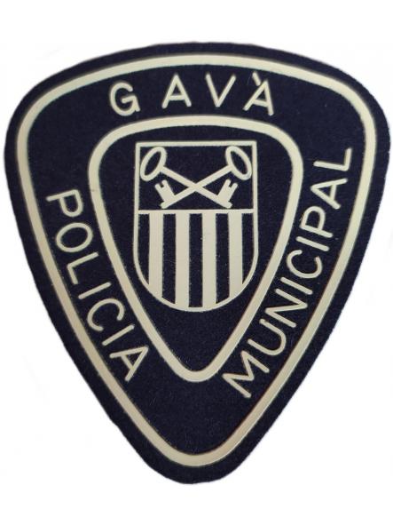 Policía municipal Gavá Cataluña parche insignia emblema distintivo [0]