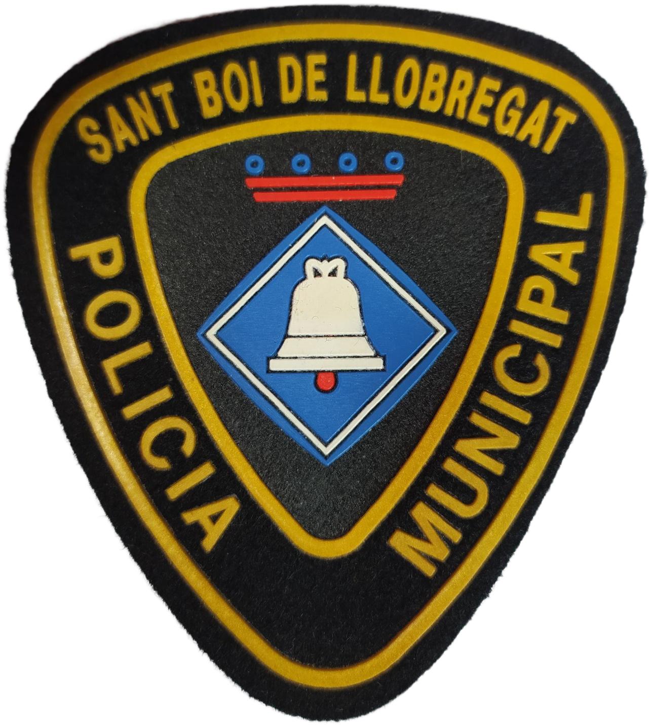 Policía municipal Sant Boi de Llobregat Cataluña parche insignia emblema distintivo