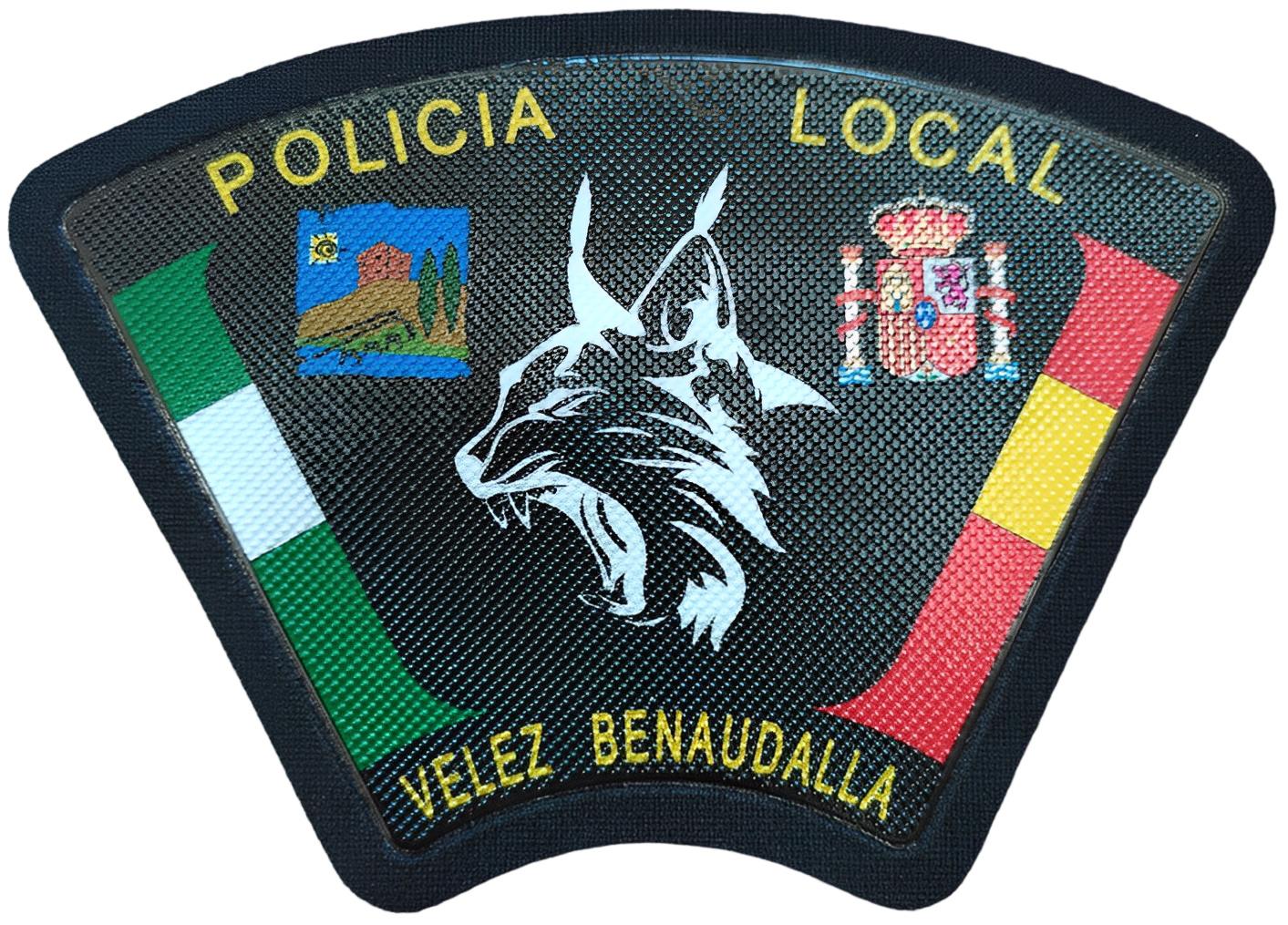 Policía Local Vélez Benaudalla Granada Andalucía parche insignia emblema distintivo