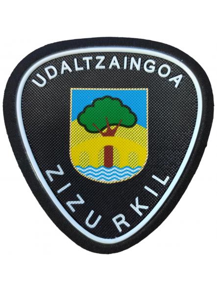 Policía Municipal Udaltzaingoa Zizurkil Euskadi País Vasco parche insignia emblema distintivo