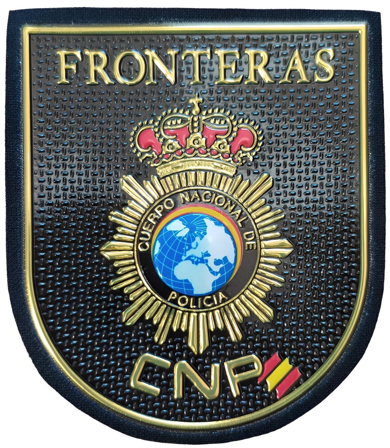 Policía nacional CNP fronteras parche insignia emblema distintivo 