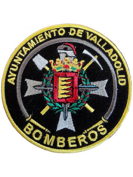 Bomberos Ayuntamiento de Valladolid Servicio contra incendios y salvamento parche insignia emblema distintivo