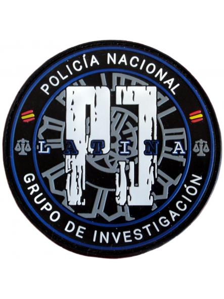 Policía Nacional CNP Grupo Investigación Judicial distrito Latina Madrid parche insignia emblema distintivo