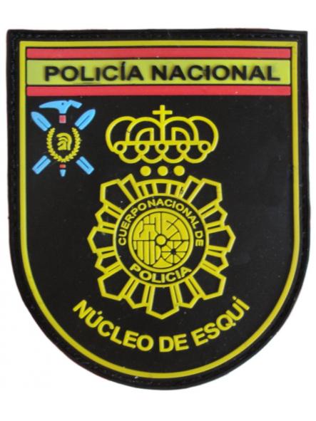 Policía Nacional CNP Núcleo de Esquí azul parche insignia emblema distintivo