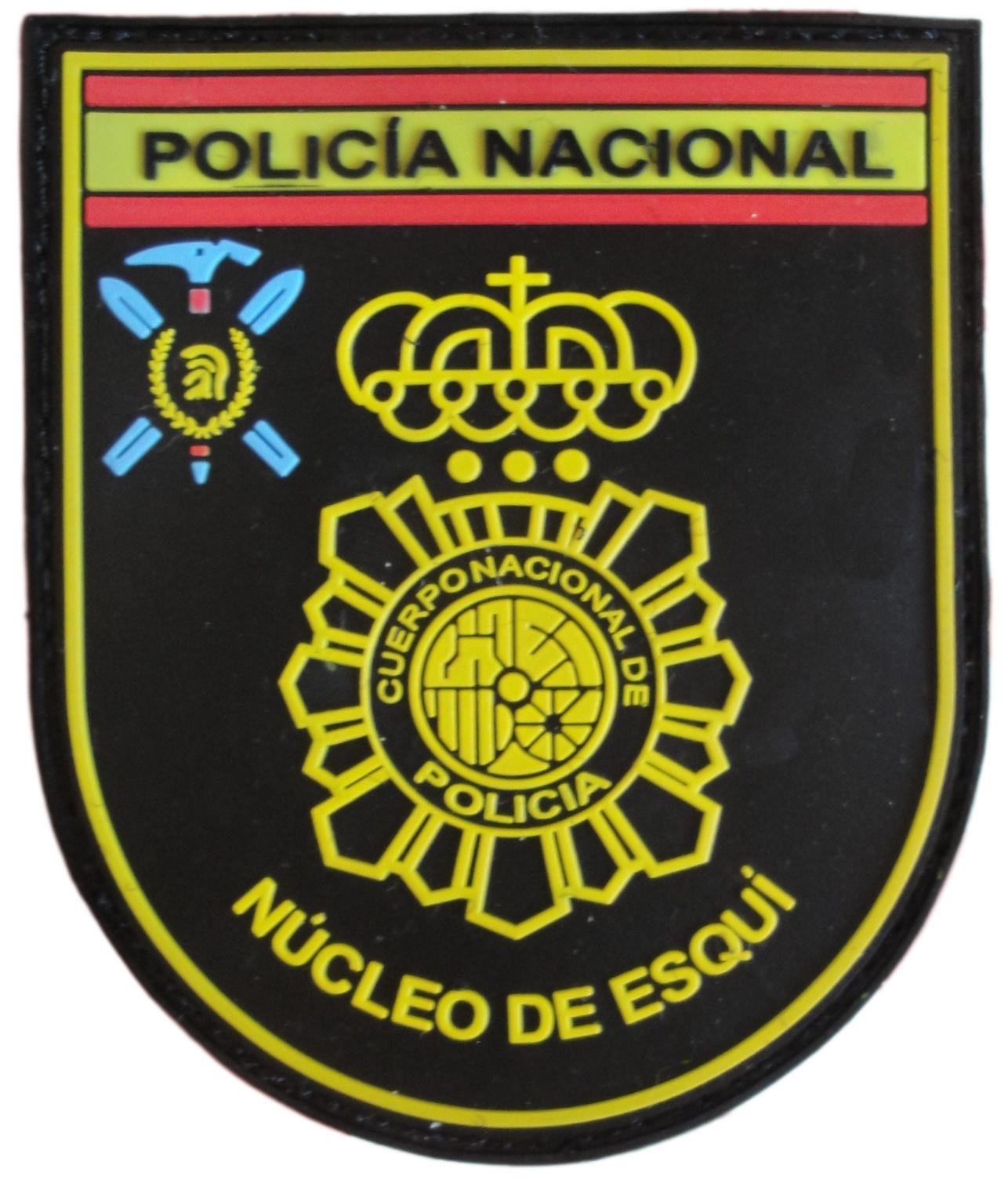 Policía Nacional CNP Núcleo de Esquí azul parche insignia emblema distintivo patch ecusson