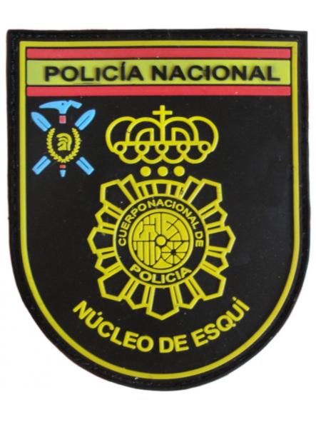 Policía Nacional CNP Núcleo de Esquí azul parche insignia emblema distintivo patch ecusson