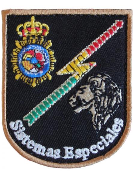 Policía Nacional CNP Sistemas Especiales parche insignia emblema distintivo