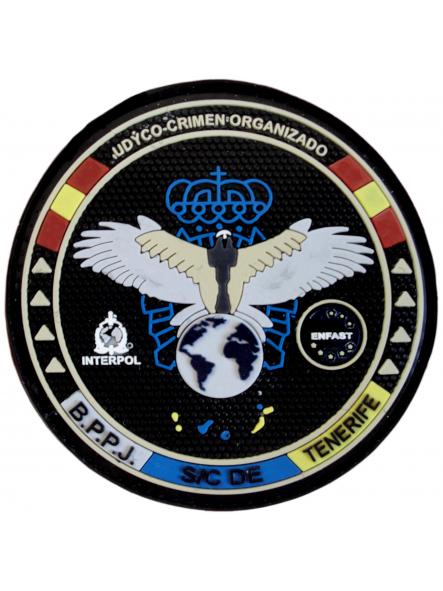 Policía Nacional CNP UDYCO Santa Cruz de Tenerife Unidad Delincuencia y Crimen Organizado parche insignia emblema distintivo [0]