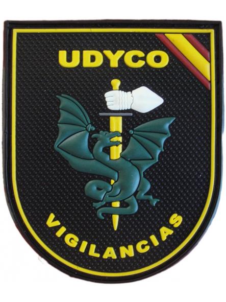 Policía Nacional CNP UDYCO Vigilancias Unidad Delincuencia y Crimen Organizado parche insignia emblema distintivo