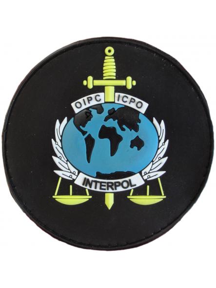 Policía Interpol OIPC ICPO Organización Internacional Police Criminal parche insignia emblema distintivo [0]