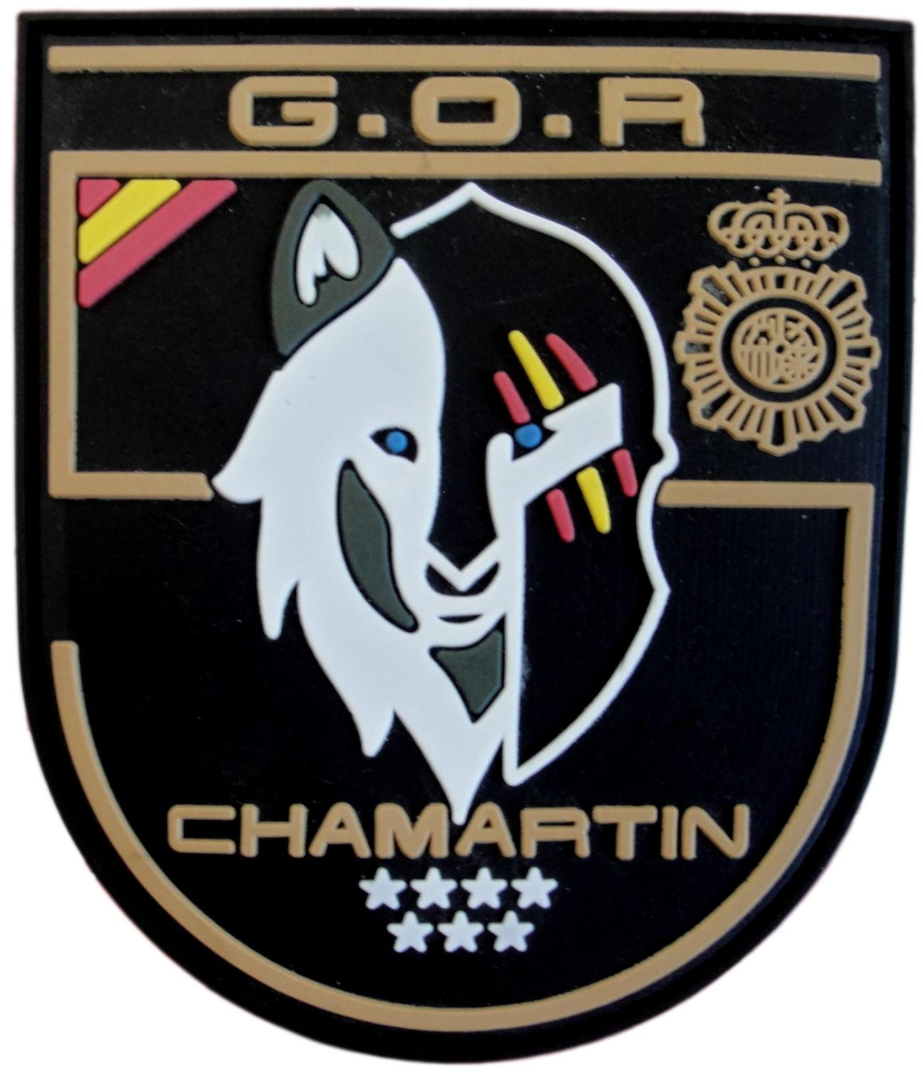 Policía Nacional CNP Comisaría Chamartín Grupo Operativo de Respuesta GOR Madrid parche insignia emblema distintivo