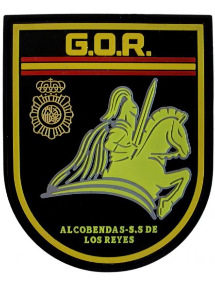 Policía Nacional CNP Grupo Operativo de Respuesta GOR Alcobendas San Sebastián de los Reyes parche insignia emblema distintivo