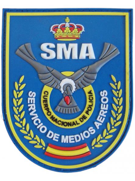 Policía Nacional CNP Servicio de Medios Aéreos SMA parche insignia emblema distintivo 