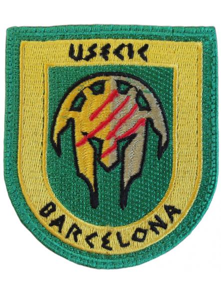 Guardia Civil Usecic Barcelona parche insignia emblema distintivo bordado 