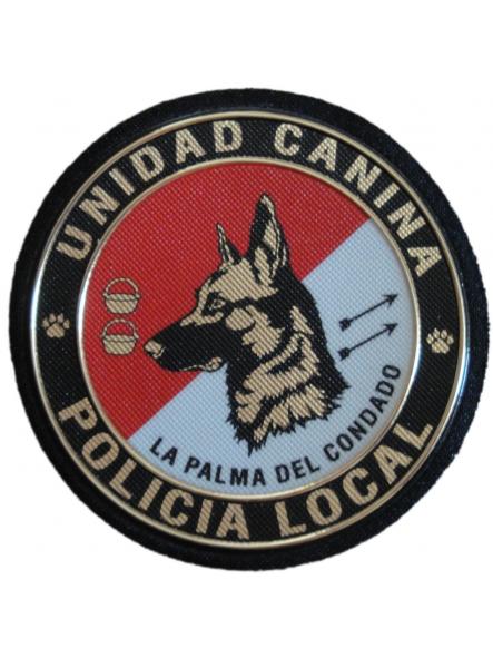 Policía Local La Palma del Condado Huelva Unidad Canina K-9 parche insignia emblema distintivo