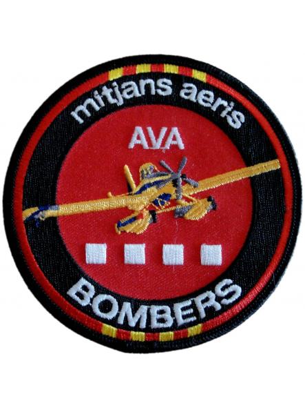 Bombers Cataluña Mitjans Aeris Servicio contra incendios y salvamento Medios Aéreos parche insignia emblema distintivo