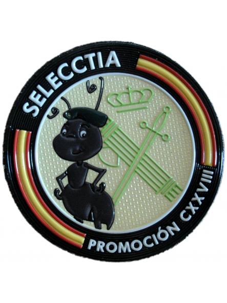 Guardia Civil Academia Promoción CXXVIII 78 Selecctia parche insignia emblema distintivo gendarmerie