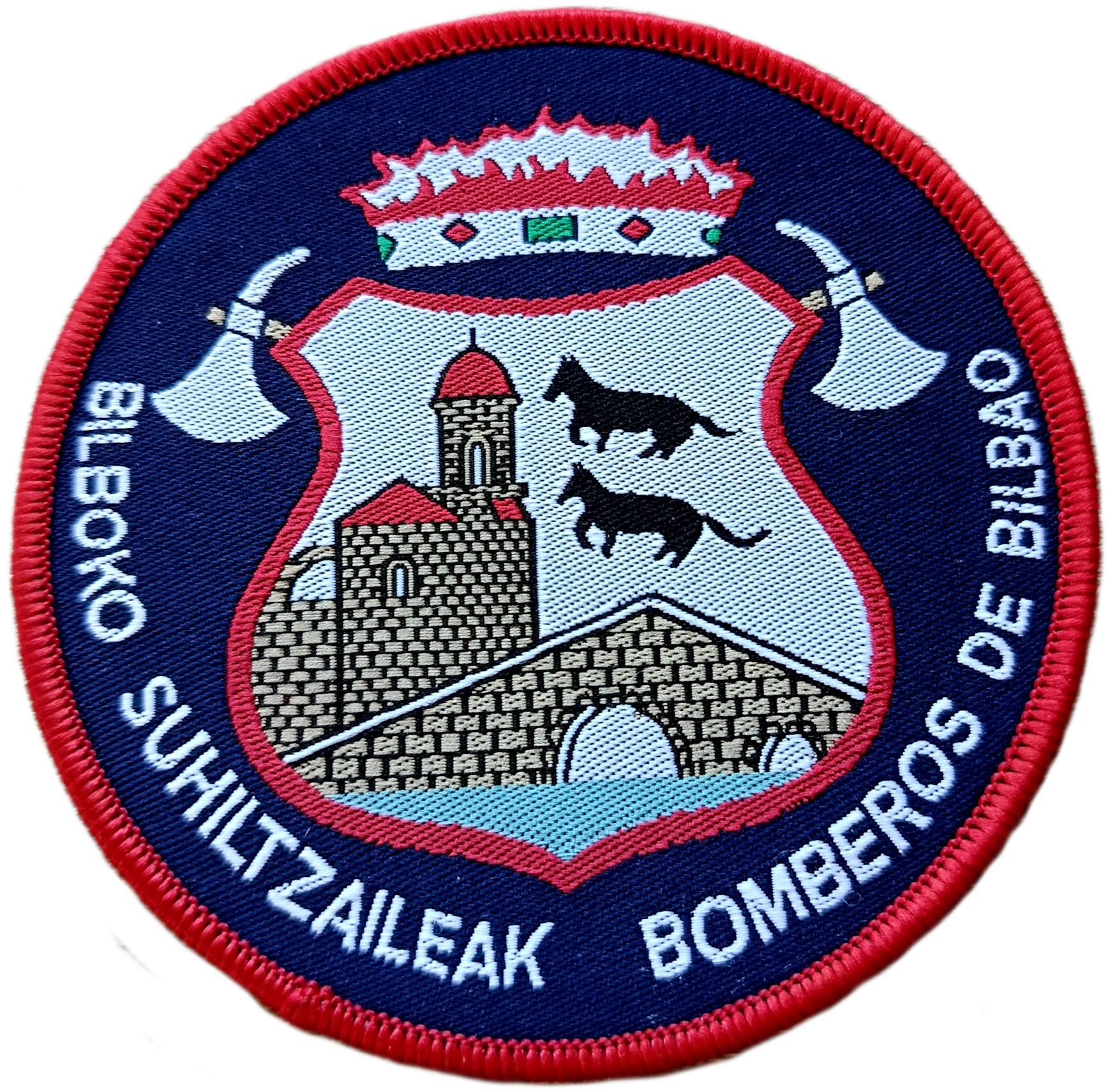 Bomberos de Bilbao Bilboko Suhiltzaileak parche insignia emblema patch fire dept sapeurs ecusson