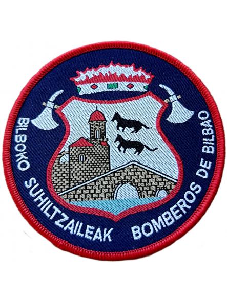 Bomberos de Bilbao Bilboko Suhiltzaileak parche insignia emblema patch fire dept sapeurs ecusson [0]