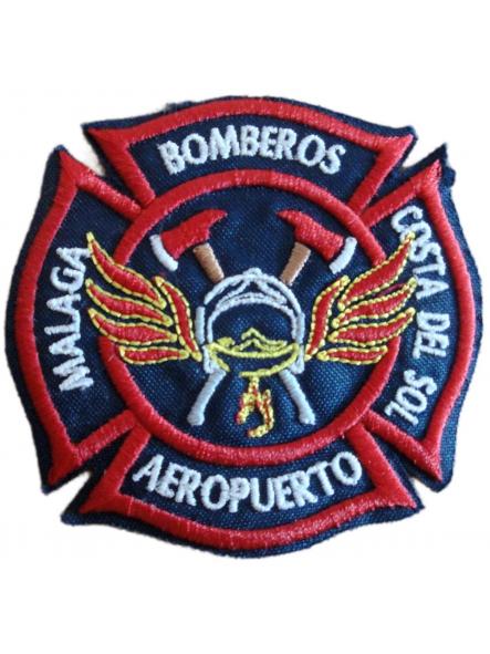 Bomberos Aeropuerto de Málaga Costa del Sol parche insignia emblema distintivo Fire Dept