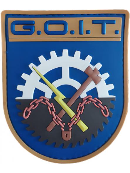 Policía Nacional GOIT Grupo Operativo de Intervenciones Técnicas parche insignia emblema distintivo
