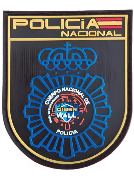 Policía Nacional CNP Ciber Wall grupo de defensa de ataques cibernéticos parche insignia emblema distintivo