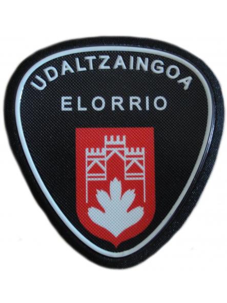Policía Municipal Udaltzaingoa Elorrio parche insignia emblema distintivo Police Dept