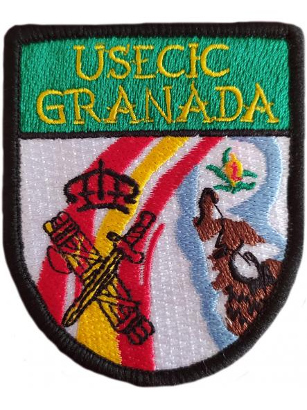 Guardia Civil Usecic Granada parche insignia emblema distintivo bordado Gendarmerie