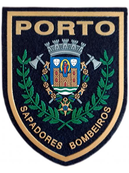 Bomberos de Oporto Portugal Porto Sapadores Bombeiros parche insignia emblema Fire Dept