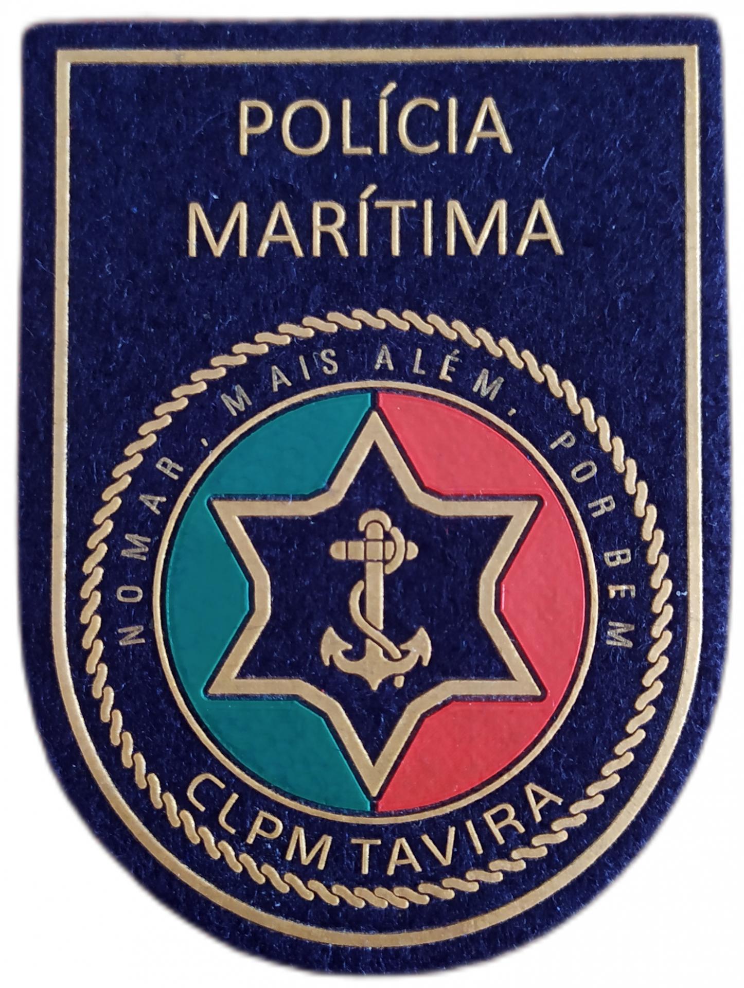 Policía Marítima de Portugal CLPM Tavira parche insignia emblema distintivo Sea Police