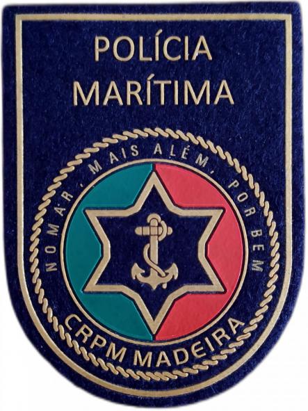 Policía Marítima de Portugal CRPM Madeira parche insignia emblema distintivo Sea Police