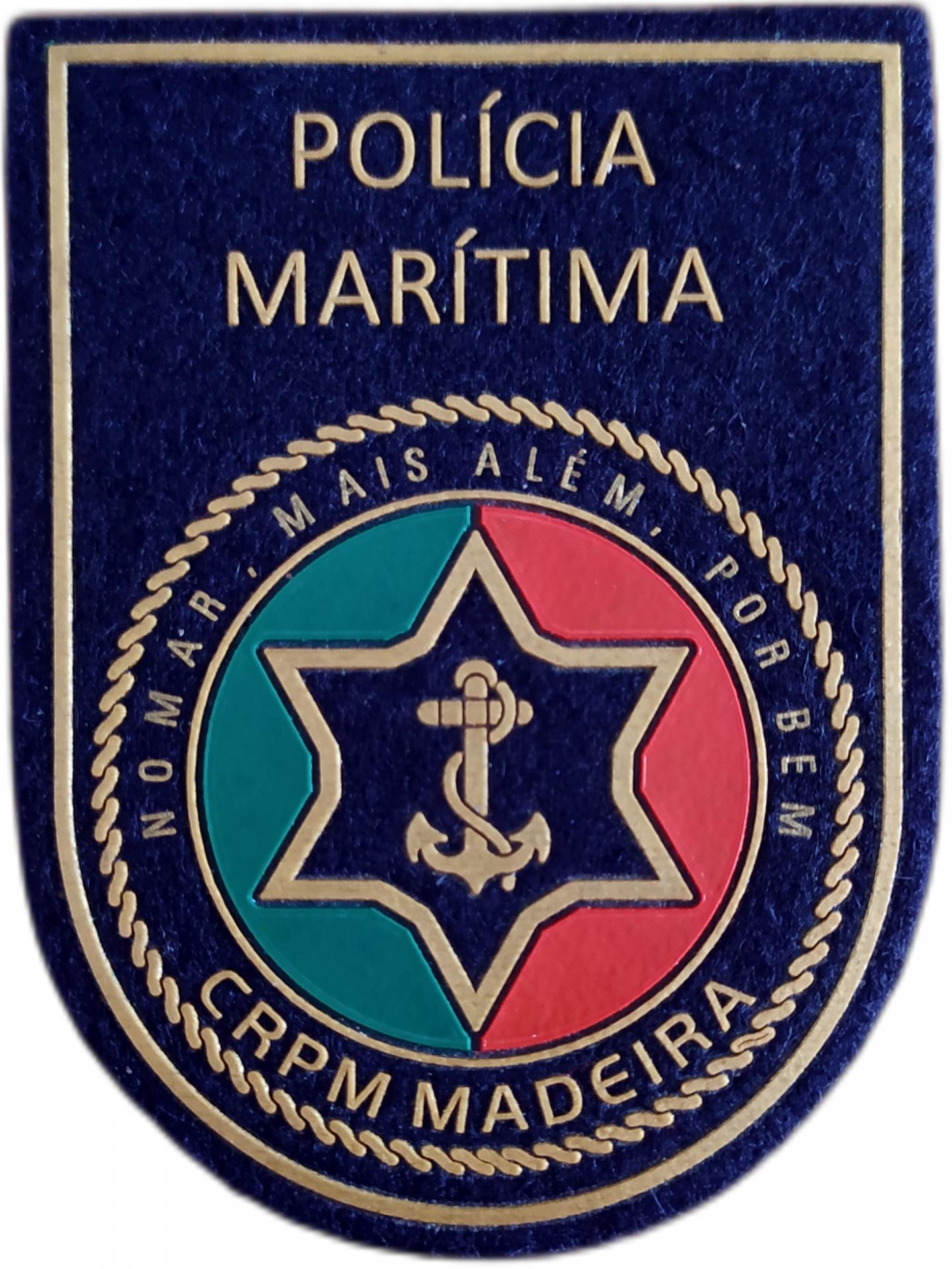 Policía Marítima de Portugal CRPM Madeira parche insignia emblema ecusson patch Sea Police