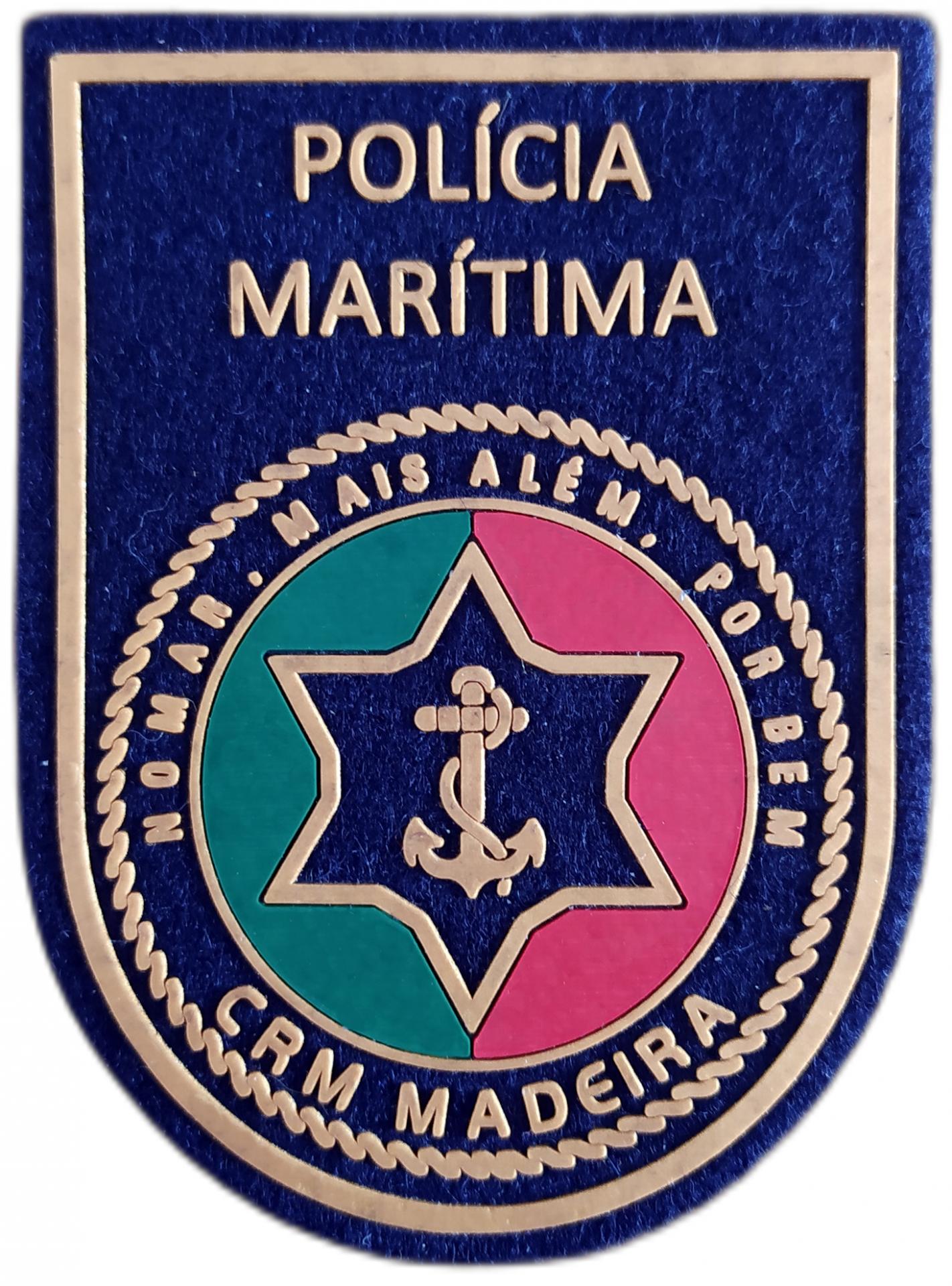 Policía Marítima de Portugal CRM Madeira parche insignia emblema distintivo Sea Police