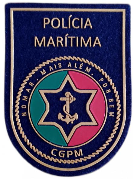 Policía Marítima de Portugal CGPM parche insignia emblema distintivo Sea Police