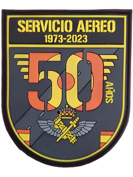 Guardia Civil Servicio Aéreo 50 Años 1973 2023 parche insignia emblema distintivo Gendarmerie [0]