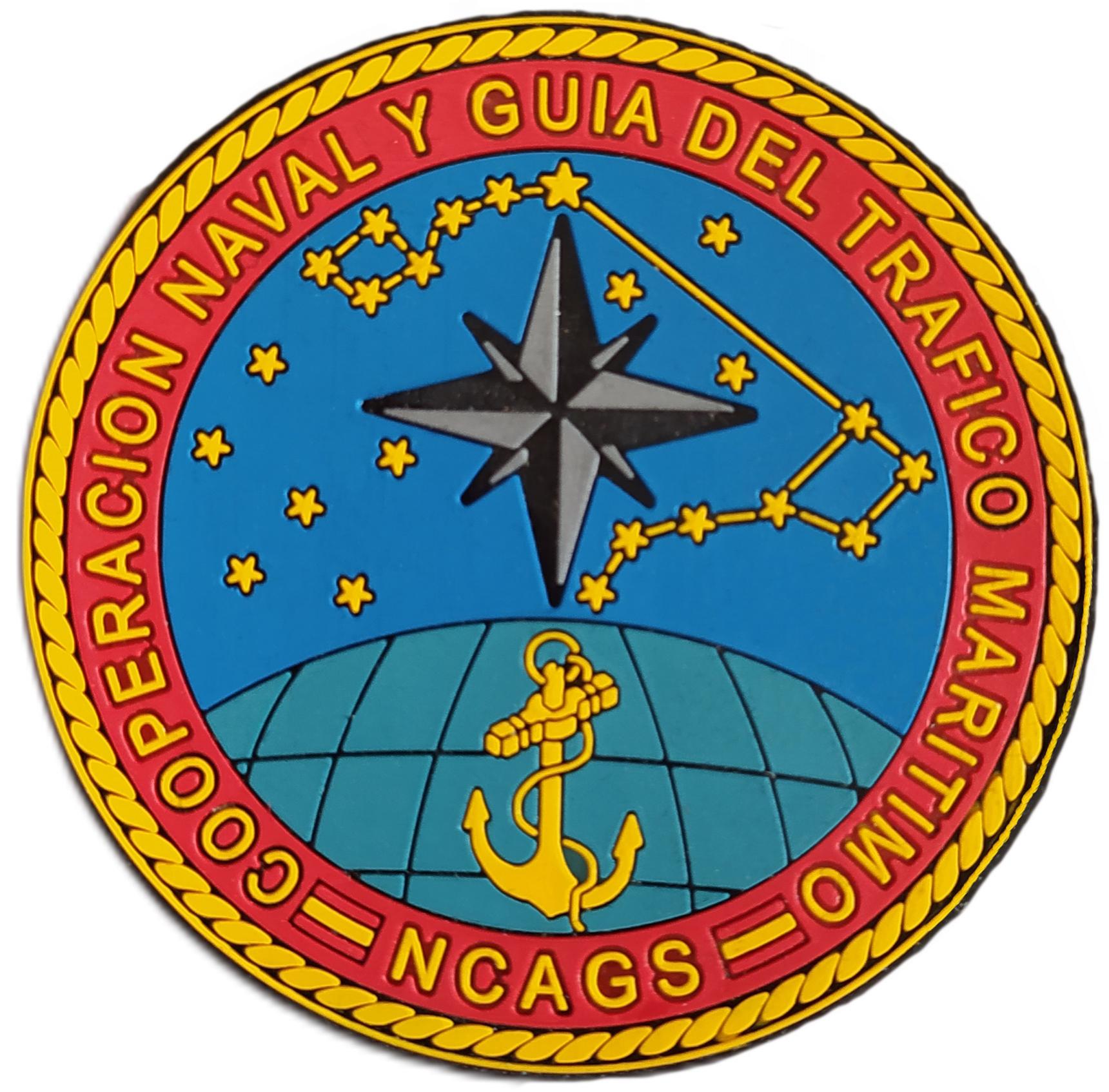 Ejército Armada Española Cooperación Naval y Guía del Tráfico Marítimo parche insignia emblema distintivo Navy