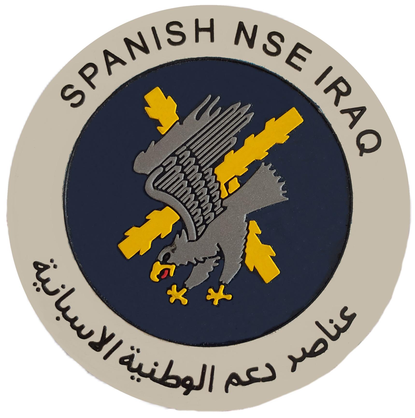 Ejército de Tierra OTAN Misión Educativa en Iraq Spanish NSE parche insignia emblema Land Force