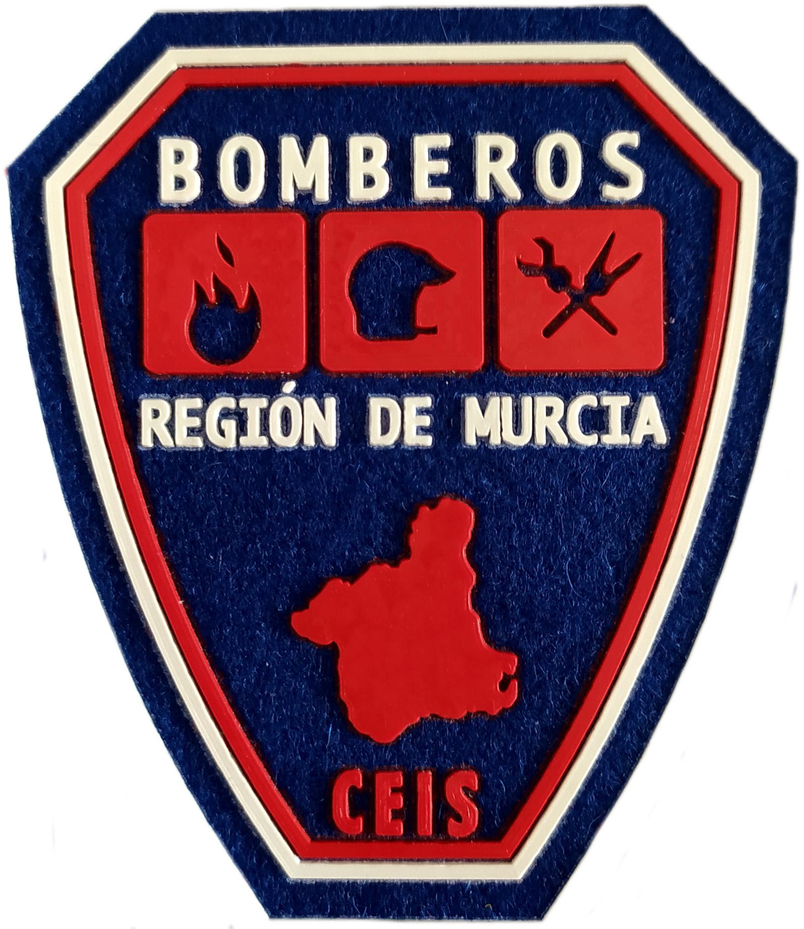 Bomberos de la Región de Murcia CEIS Centro de Extinción de Incendios y Salvamento parche insignia emblema distintivo Fire Dept