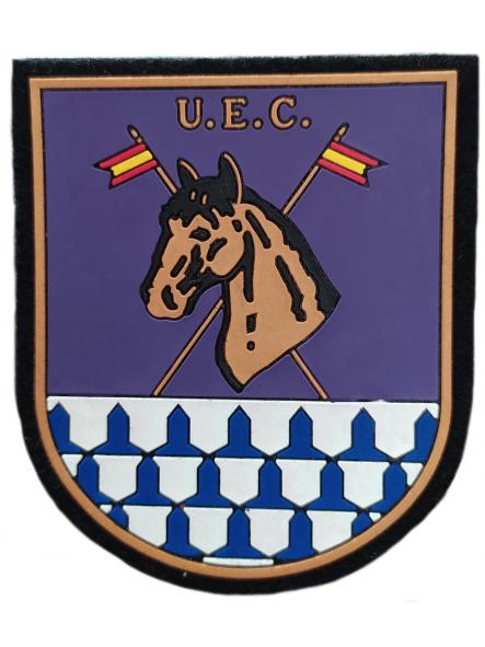 Policía Nacional CNP Unidad Especial de Caballería morado parche insignia emblema Mounted Police