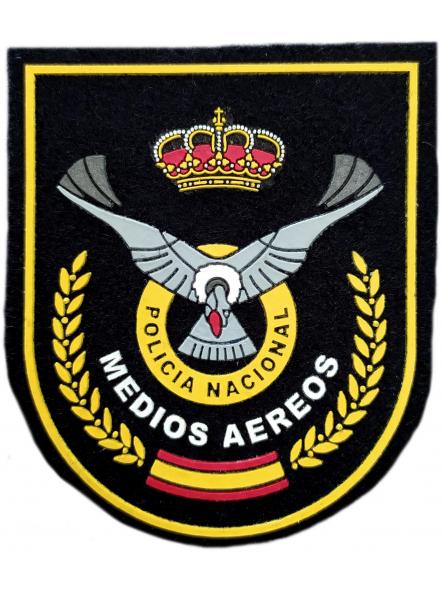 Policía Nacional Medios Aéreos parche insignia emblema distintivo Police Air Support 