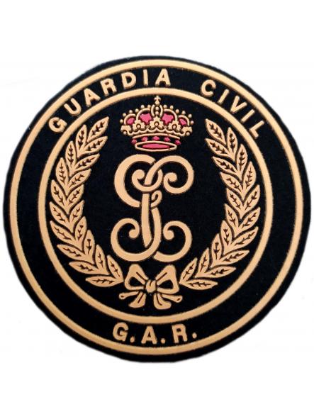 Guardia Civil GAR Grupo de Acción Rápida Antiterrorista negro Swat Team parche insignia Gendarmerie