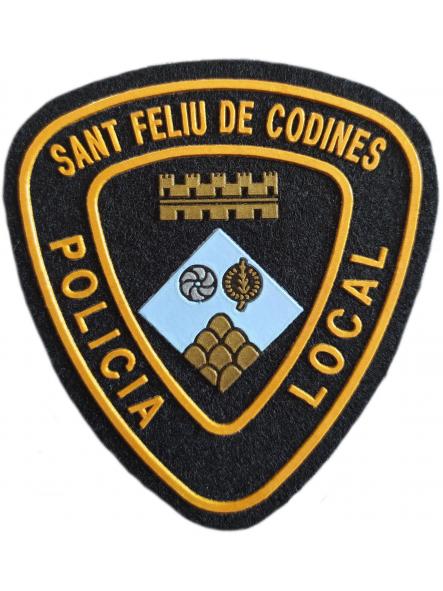 Policía Local Sant Feliu de Codines parche insignia emblema distintivo Police Dept