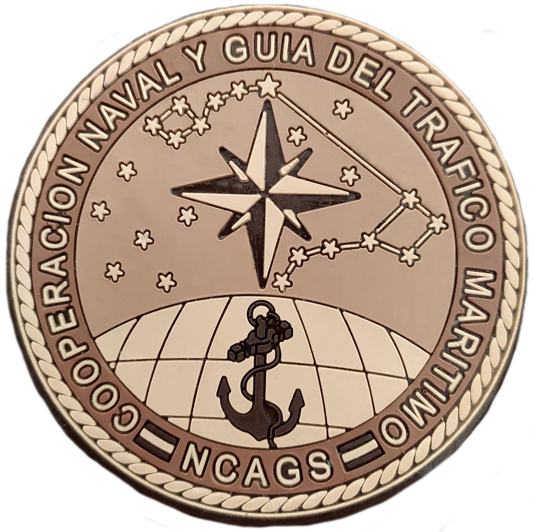 Ejército Armada Española Cooperación Naval y Guía del Tráfico Marítimo parche insignia emblema distintivo Navy