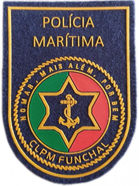 Policía Marítima de Portugal CLPM Funchal parche insignia emblema distintivo Sea Police
