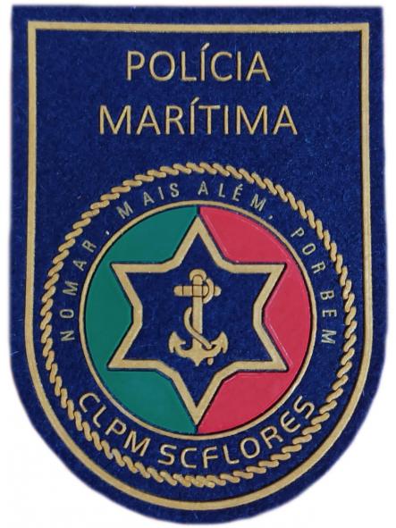 Policía Marítima de Portugal CLPM ScFlores parche insignia emblema distintivo Sea Police