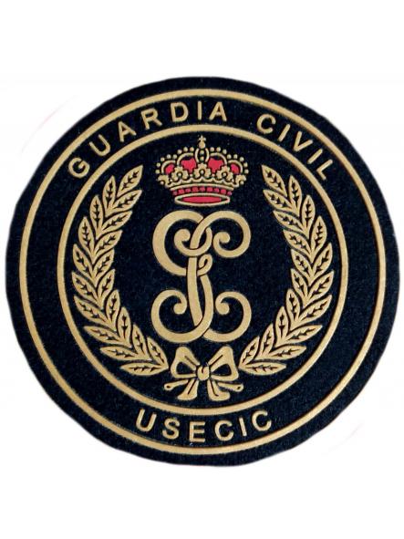 Guardia Civil USECIC negro con lazo dorado parche insignia emblema Gendarmerie [0]
