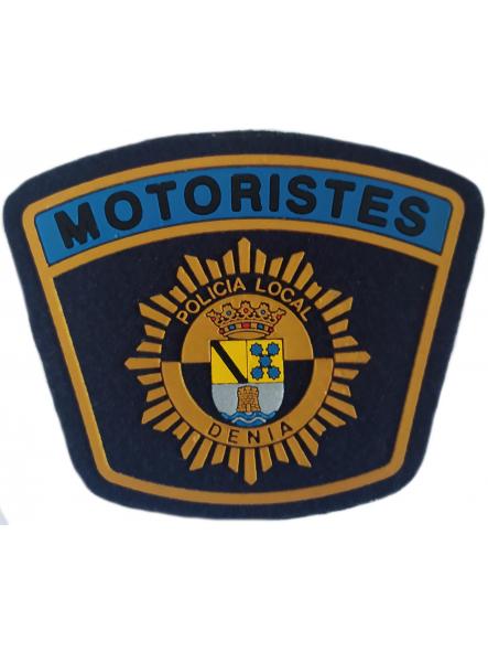 Policía Local Denia Motoristas Motoristes Comunidad Valenciana parche insignia emblema police patch ecusson
