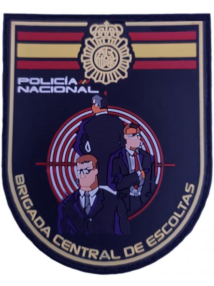 Policía Nacional CNP Brigada Central de Escoltas parche insignia emblema distintivo police patch ecusson [0]