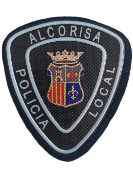 Policía Local Alcorisa Teruel parche insignia emblema distintivo Police patch ecusson